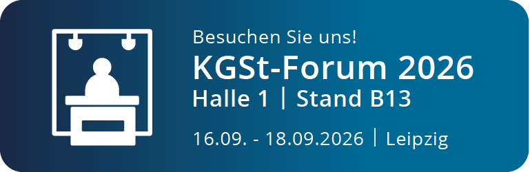 SOMACOS beim KGSt-Forum 2026, Halle 1, Stand B13